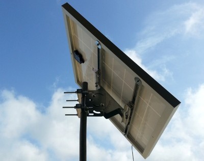 Supporto Testapalo Pannello Solare Fissaggio A Palo X Modulo Fotovoltaico 5W 10W - Foto 8