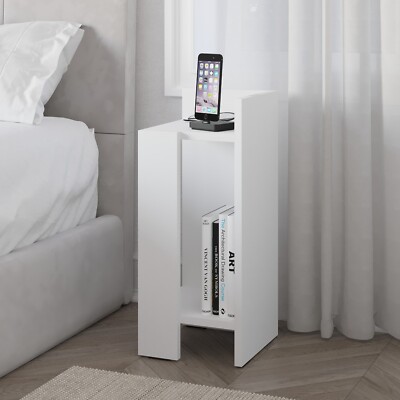 ELOS Nachttisch Rechts für Schlafzimmer, Lampenhalter, Nachttischablage DECORTIE