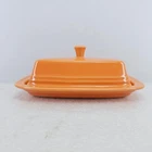COVERED BUTTER DISH tangerine orange NEW FIESTAWARE FIESTA