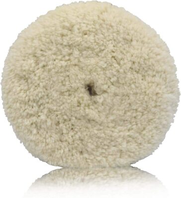 7 inch Wool Buffing Pad  Natural Wool Double Side Compound Cutting Pad Polisher