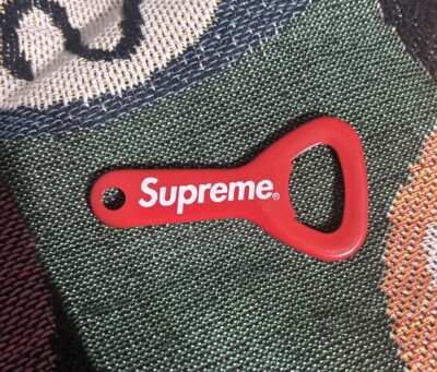 小物 2014SS Supreme Bottle Opener Lanyard Supreme Bottle Opener Lanyard Red 2014 Supreme Rare Box Logo