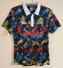 Polo da uomo con motivo pazzo stile vintage Umbro taglia S