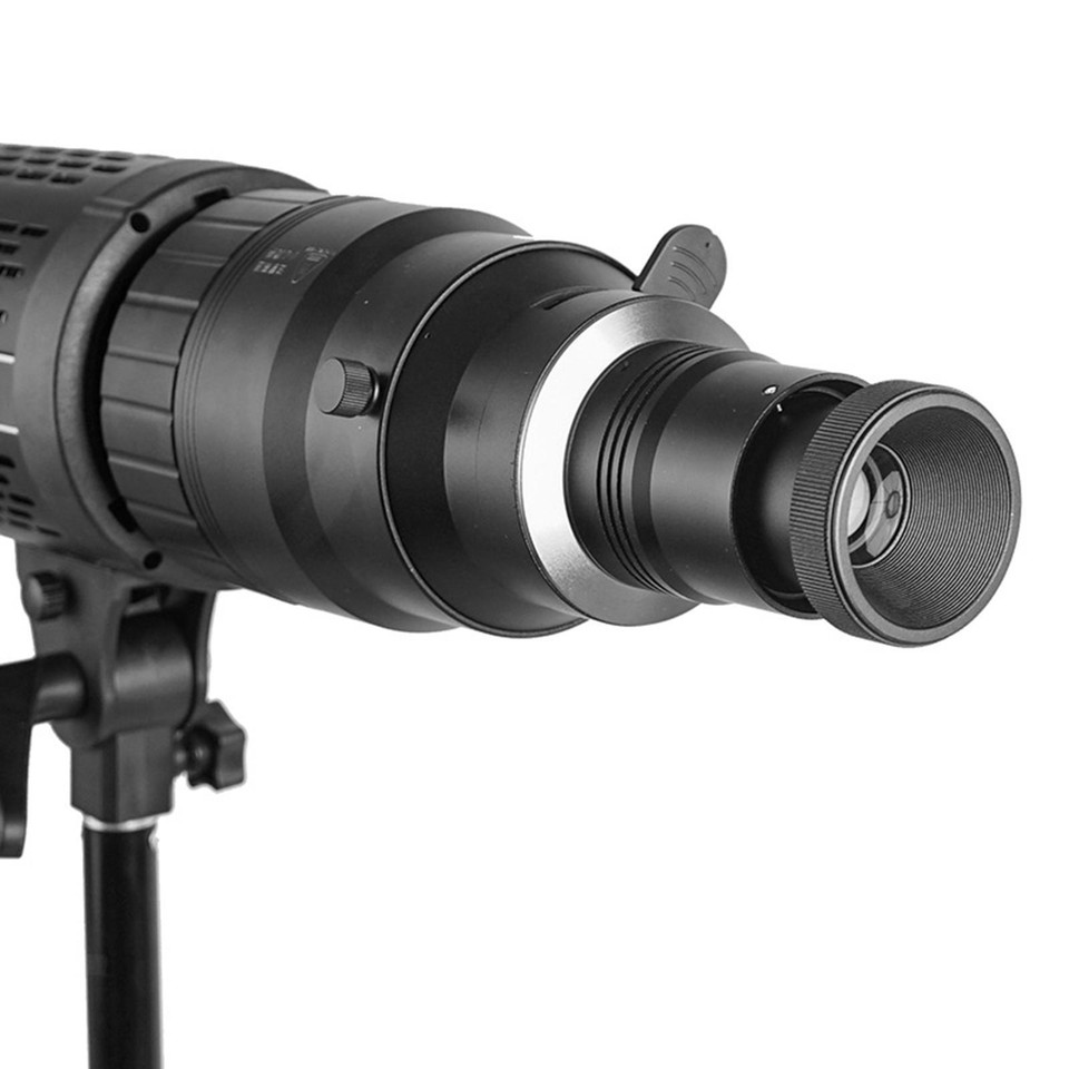 Conical Optical Snoot Adjustable Portraits 21 Gobos Spotlight Snoot