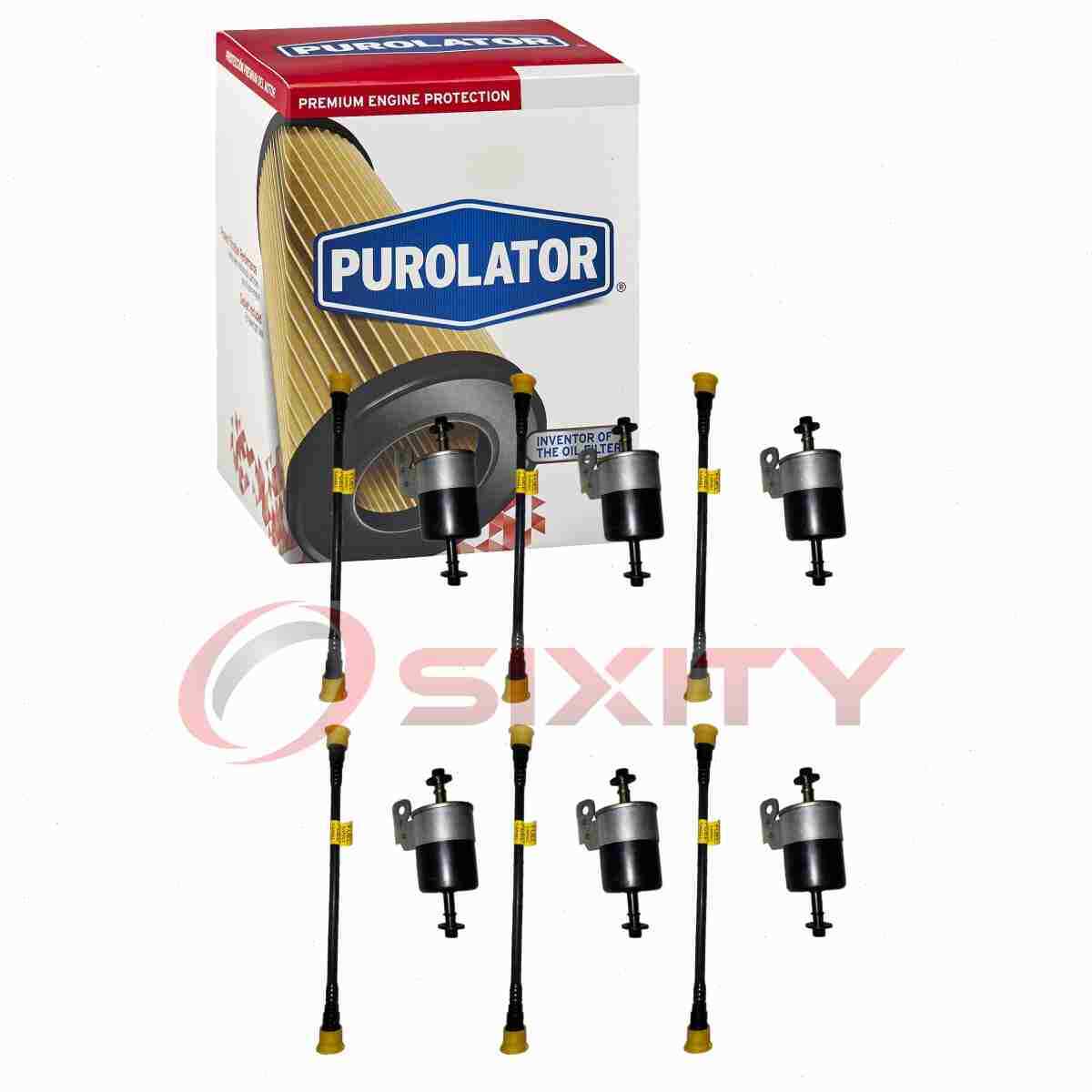 6 pc Purolator F54672 Fuel Filters for XF54672 WG-6348 UF-562 PFB54672 mi