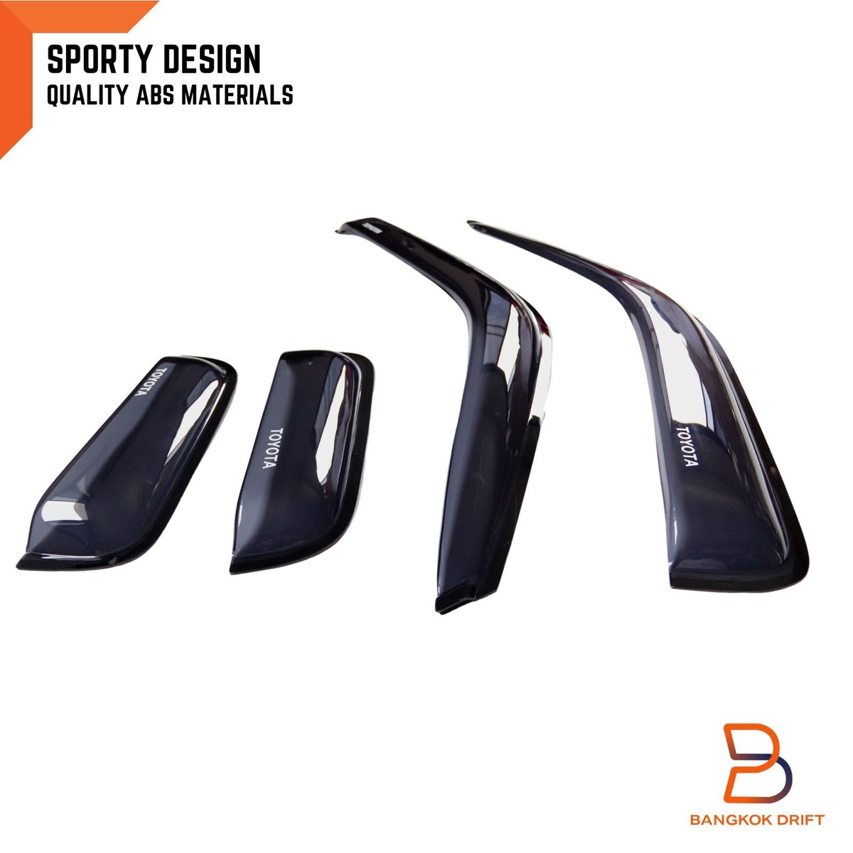 For HILUX Window visor Weather Shield Side Window Deflector Car windshield weath For HILUX Window visor Weather Shield Side Window Deflector Car windshield weath