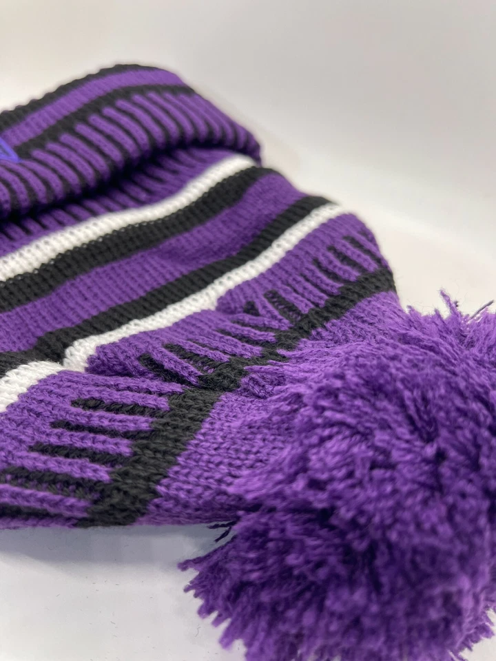 Gorro de futebol Baltimore Ravens New Era bordado boné de malha lateral redondo - Imagem 3 de 4