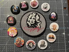 Dolly Parton - Buttons / Pins & Patch Set