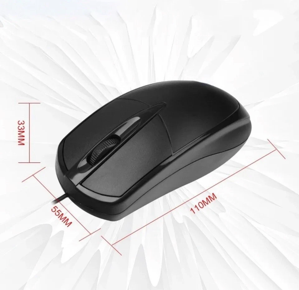 USB Wired Mouse Optical Gaming Mice For Laptop Notebook PC - Image 2 of 4