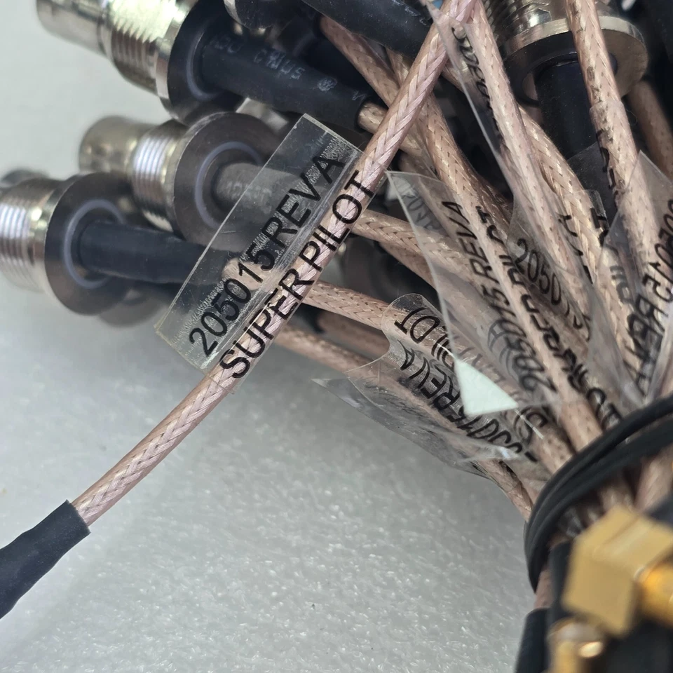 50 Pcs RF cable RG316 with connectors MCX Male Plug Right Angle to BNC Female - Image 3 of 4