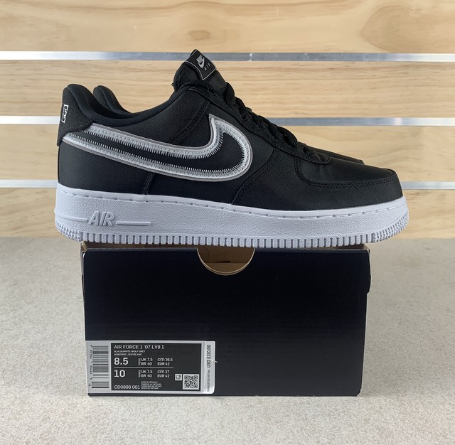 Nike Air Force 1 â07 LV8 4 Black/Wolf Grey-White Release Date â Sneaker Novel