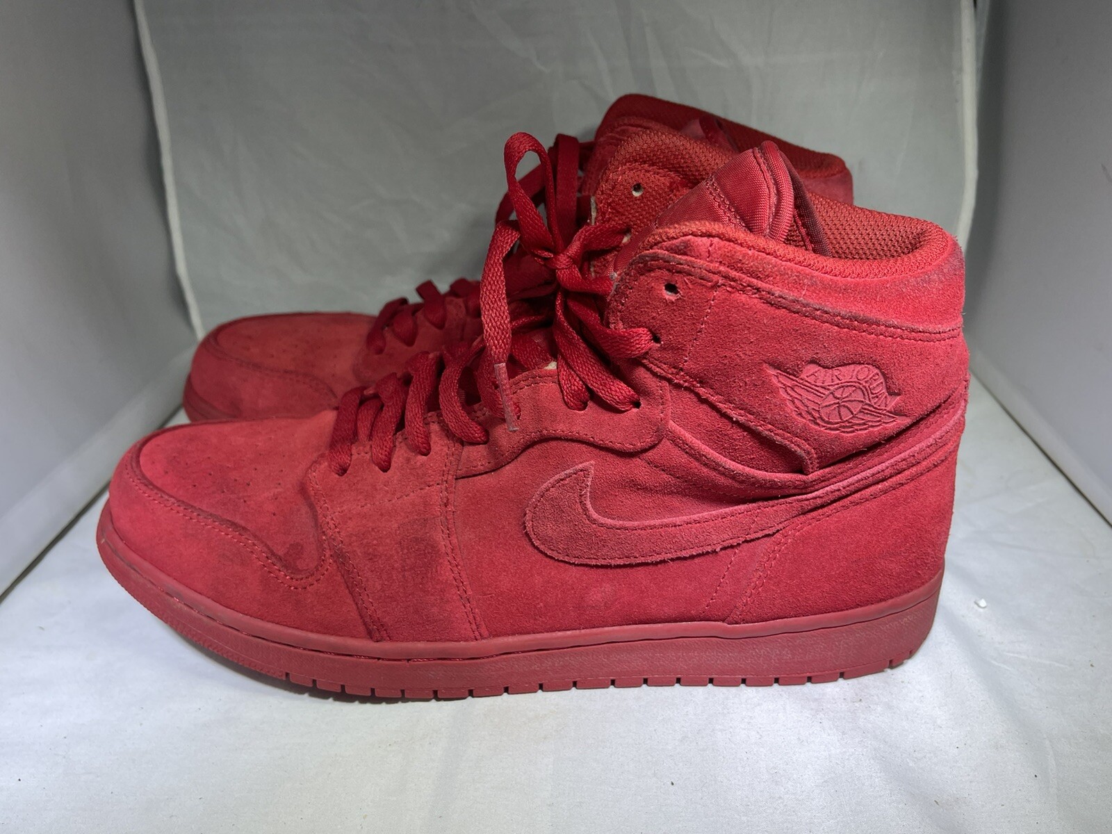 air jordan retro red suede