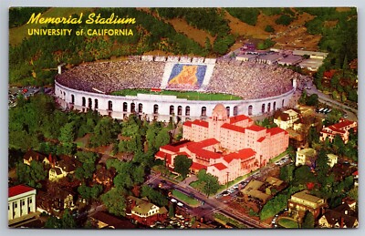 Memorial Stadium University Of California Aerial Berkeley CA Postcard M16