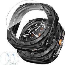 Goton Rugged Bezel Case for Samsung Galaxy Watch Ultra Screen Protector 47Mm - S