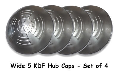 VW TYPE 1 KDF SPLIT OVAL KUBEL MILITARY STYLE HUBCAPS WIDE 5 BARE