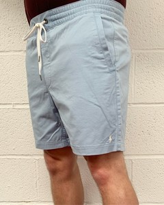 light blue polo shorts