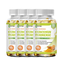 Turmeric Curcumin with Ginger - 95 Curcuminoids 1950mg w BioPerine 120 Capsules