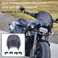 For Sportster S 1250 RH1250 2021 Windshield Front Spoiler Quick-Release Clamps