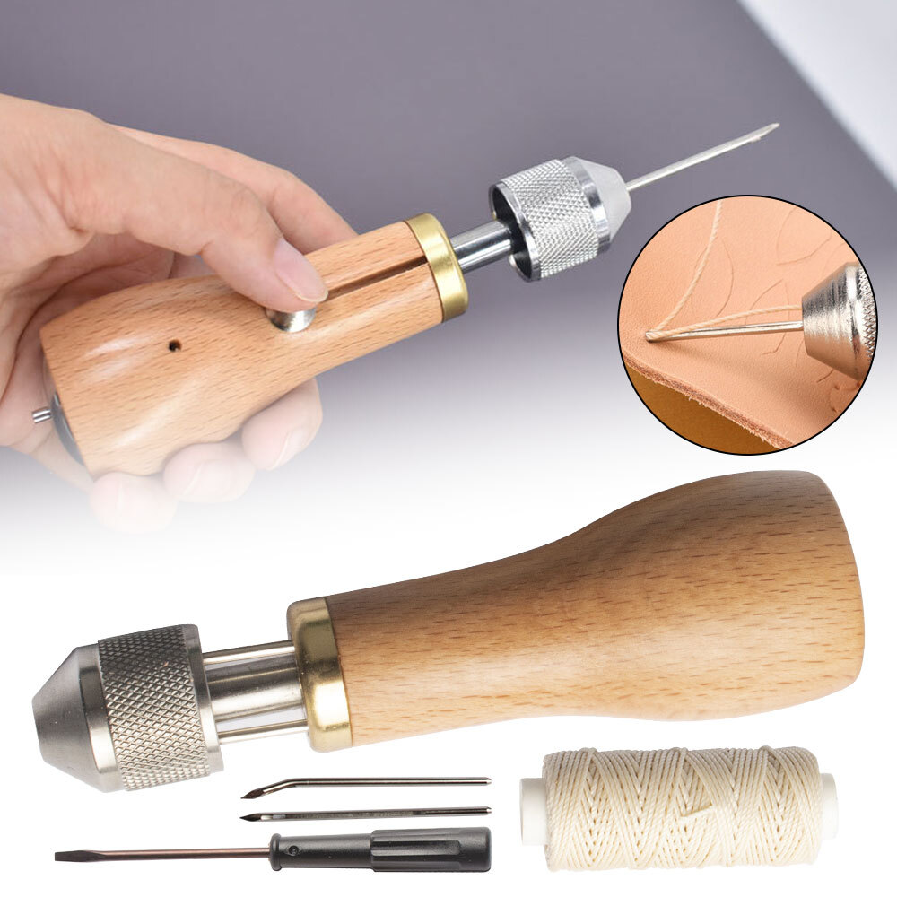 Speedy Stitcher Sewing Awl Tools Kit for Leather Sail & Canvas Heavy Repair JQ