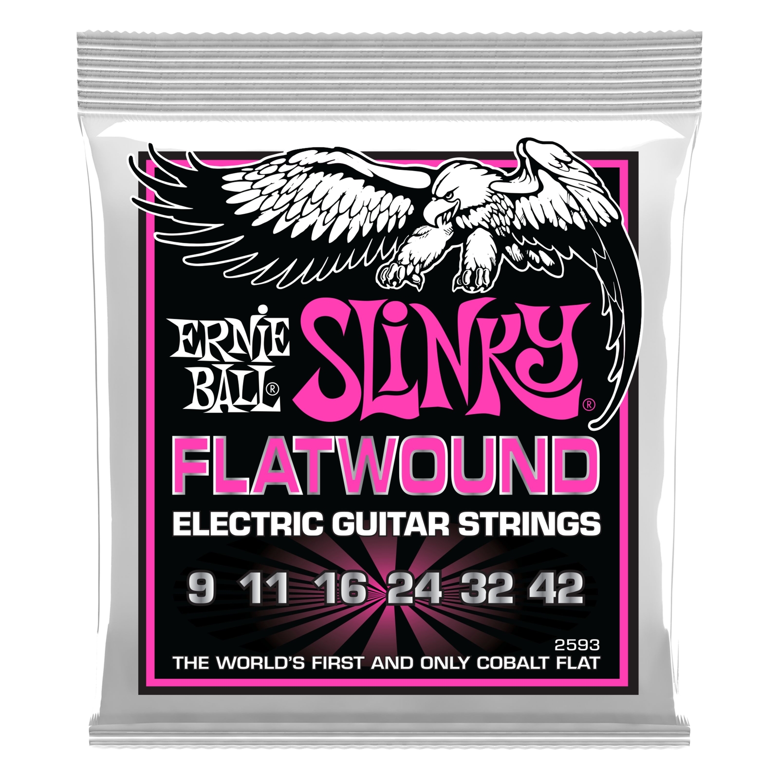 Ernie Ball EB2593 9-42 Очень облегающий мяч с плоской подошвой - E-Gitarrensaiten