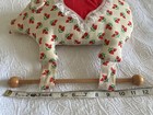 Handmade- Country Style Towel Hand Towel Holder - Pig With Strawberries — photo 7