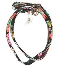 Vera Bradley Tangerine Twist Lanyard Clip Keychain Hands-Free Keyring New W/Tag