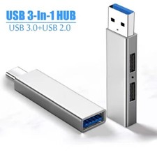 Multi Porte USB 2.0 3.0 Type C HUB SPLITTER ADATTATORE  Lettore PER PC NOTEBOOK