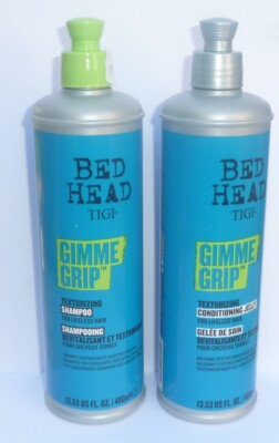 tigi bed head Gimme Grip Texturgebendes Shampoo 400ml + Conditioner 400ml