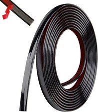 5m Wall Edging Strip 10mm Black Self Adhesive Peel and Stick Trim for Ceiling