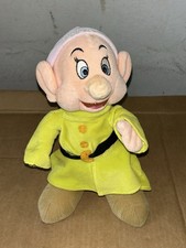 Vintage Snow White and The Seven Dwarfs Dopey 11" Standing Plush