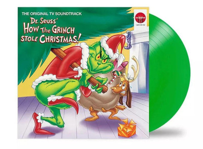 Dr. Seuss' How The Grinch Stole Christmas Green Vinyl LP Target Exclusive Sealed