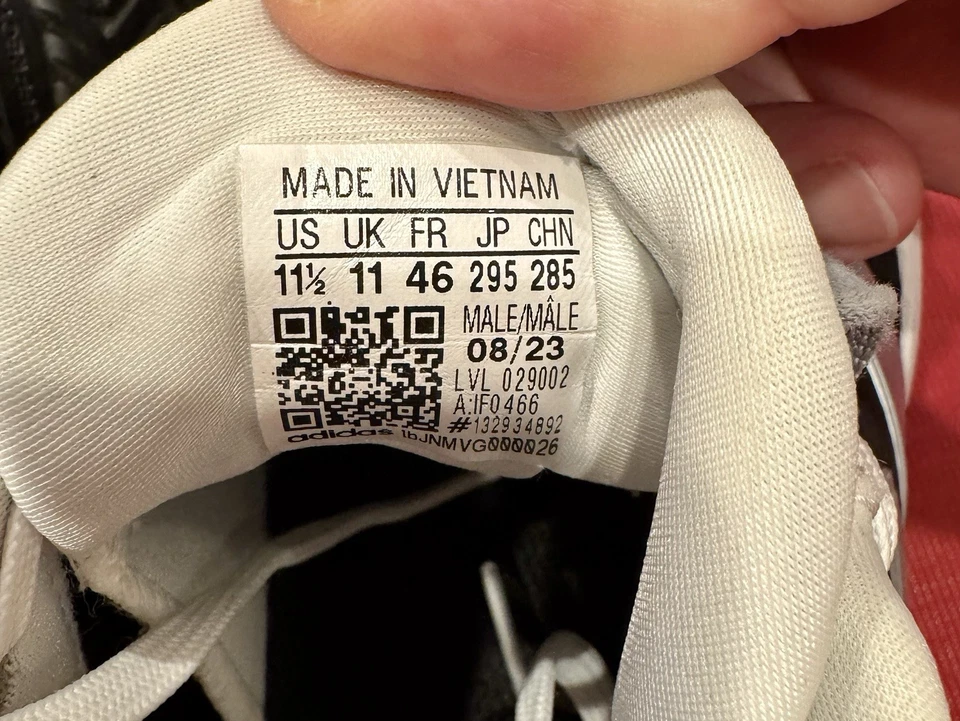 Tenis Adidas Barricade 13 Blanco/Núcleo Negro/Plateado Talla 11.5 Perfecto Foto 4 de 4