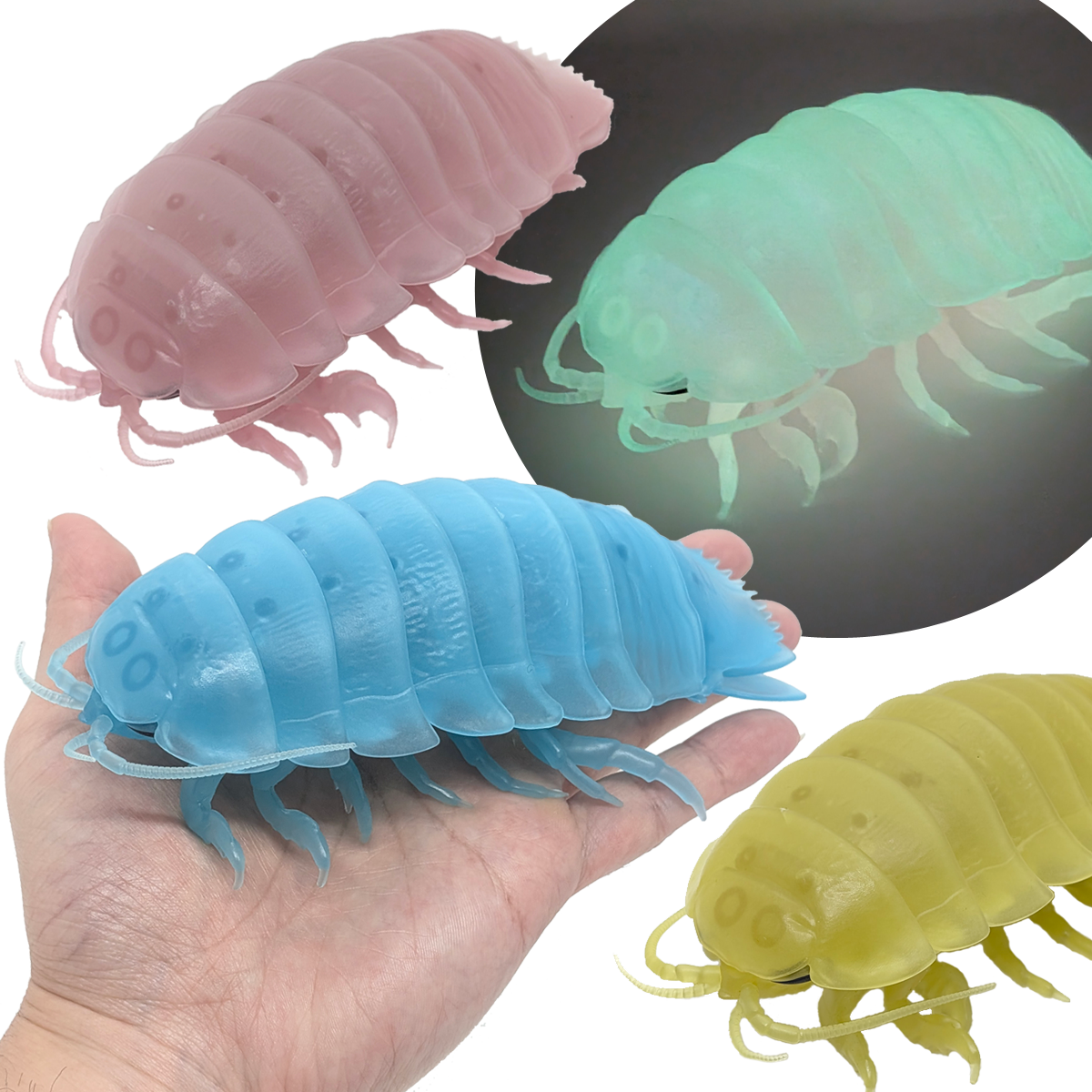 Bandai Gashapon Giant Isopod Luminous Figure 5.9" Insect Pill Bug Japan  Rare | eBay