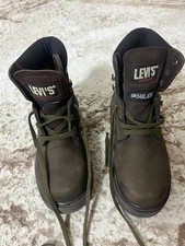 Levi’s Botas de Cuero Aislado EU 36 Marrón Botas de Invierno Excelente Estado