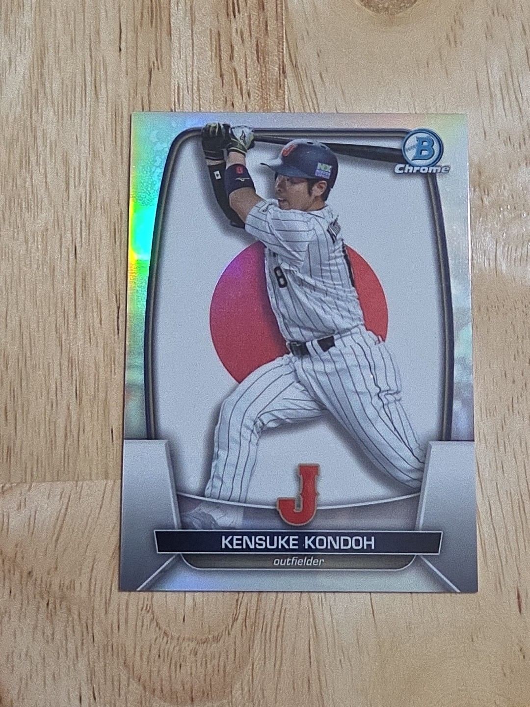 2023 Bowman Chrome WBC KENSUKE KONDOH Flag Refractor /499 #WBC-53 Japan SP