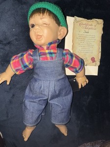 Poupée Vintage D'Anton Jos "Georgie" - 35 Cm - Espagne 1994/95 - État Comme Neuf