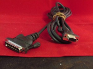 10' 25 Pin Male to 9 Pin Female Belkin Computor Cable