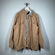 Men’s Dickies Brown Work Wear Padded Jacket Size XL