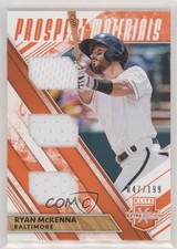 2019 Elite Extra Edition Triple Prospect Materials Orange /199 Ryan McKenna 0o87