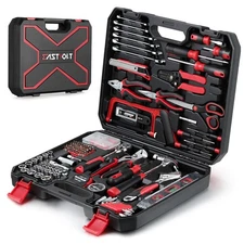 Best Eastvolt 218-Piece Household Tool Kit, Auto Repair Set, Kits for Homeowner