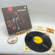Cream - Live Cream VG+/VG Ultrasonic Clean 1970 Vinyl Record