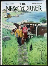 The New Yorker June 3 1950 Vintage Magazine Cover Multi-Color Print by Price The New Yorker June 3 1950 Vintage Magazine Cover Multi-Color Print by Price
