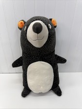 Pillowfort Woodland Forest Bear Peluche Circo Target Room Jumbo Negro Gris 16"