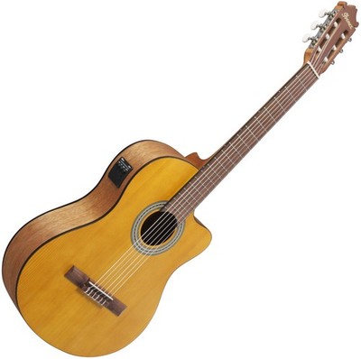 Ibanez GA3ECE-OAM Klassik Konzert Gitarre Open Pore Amber 4/4 Cutaway Elektronik
