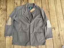 Vintage Orvis Zambezi Field Twill Jacket L Heavy Canvas Leather Elbow Patch