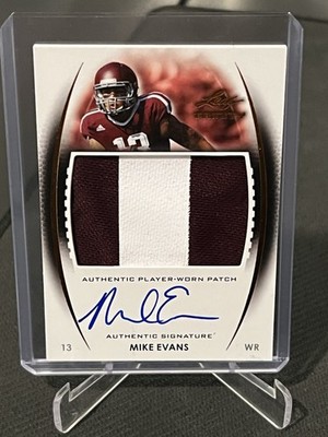Leaf 2014 Trinity Football Mike Evans Auto Player-Worn Patch Texas A&M #13