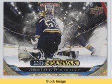 2024-25 Upper Deck Series 2 UD Canvas Jordan Binnington #C171 READ yj0