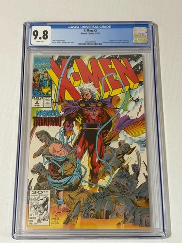 X-Men # 2 (11/91) CGC Graded Comic Book 9.8 NM/M Jim Lee Art Magento