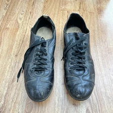 Spot Bilt Vintage 1940s 1950s Cleats Metal Baseball Football Mens Leather Black