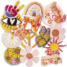 Kawaii Cartoon Iron on Patches, Cute Decor Patches for Backpacks, Embroidery App