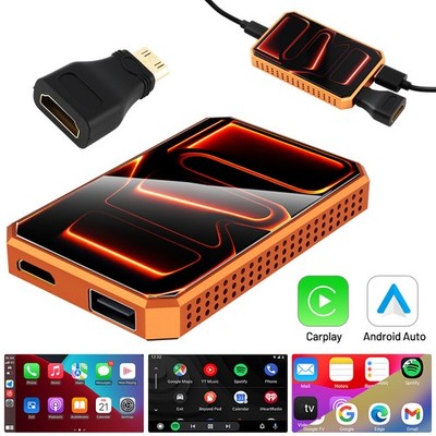 NEW HDMI Wireless CarPlay Adapter AI Box | Android Auto | Netflix YouTube & More